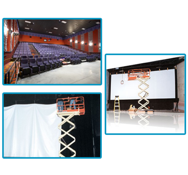 Theatre Seating and Big Screens Theatre Seating and Big Screens